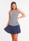 Swim top with removable cups and flowy skort. Womens' modest plus size swim set. Swim top for Mastectomy. Sun protection
