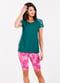 Loose Fit Adele Swim Top With Long Bike Swim Shorts