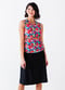Swim top and long skort. Modest plus size top and skirt with pants. Womens' modest plus size swim set. Sun protection UPF +50