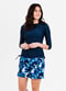 Margaux Swim Top With Above the Knee Board Shorts
