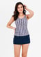 Maya Swim Top With Removable Cups With Short Swim Skort