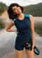 Loose Fit Maya Swim Top With Swim Shorts