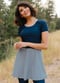 Vintage Swim Dress - Navy/Sunshine Sails