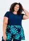 Plus Size Vintage Swim Dress