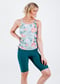 Maya Swim Top With Removable Cups With Long Bike Swim Shorts