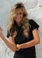 Loose Fit Adele Swim Top - Black