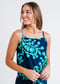 Riley Knotted Swim Top - Barbados Blue