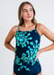 Riley Knotted Swim Top With Mid-Thigh Swim Shorts With Pockets