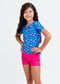 Girl's Lily Swim Top With Swim Shorts