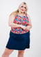 Plus Size Maya Swim Top With A-line Swim Skort