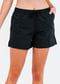 Mid-thigh Board Shorts - Black