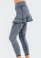 A-line Lycra® Short Sport Skirt With Attached 27" Leggings