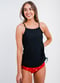 Adjustable Strap Maya Swim Top With High-Waisted Bikini Bottom