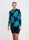 Half-Zip Nora Swim Top With Mid-Thigh Swim Shorts