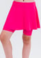 Girls swim skort. Modest skirt and pants. Girl's modest plus size swim skirt. Excellent sun protection UPF +50