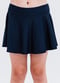 Girls swim short skort. Modest skirt and pants. Girl's modest plus size swim skirt. Excellent sun protection UPF +50