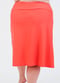 Swim long skort. Modest plus size skirt and pants. Womens' modest plus size swim skirt. Excellent sun protection UPF +50