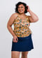 Plus Size Maya Swim Top With Short Swim Skort