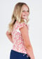 Girl's Chloe Swim Top - Sunrise Brushstrokes - Last chance to get this color!