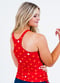 Maya Swim Top With Removable Cups - Dotty