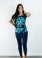 Adele Swim Top With Skirted Long Swim Leggings