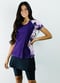 Loose swim top and skort. Modest plus size top and skirt with pants. Womens' modest plus size swim set. Sun protection UPF +50