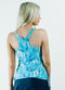 Maya Swim Top - Blue Feathers - Last chance to get this color!