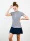 Half-Zip Adele Swim Top With Flowy Swim Skort
