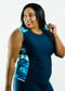 Loose Fit Maya Swim Top - Navy/Tidal Wave - Last chance to get this color!