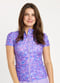 Full-Zip Adele Swim Top