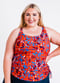 Plus Size Maya Swim Top With Removable Cups