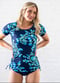 Adele Swim Top With High-Waisted Bikini Bottom