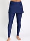 Plus Size Skirted Long Swim Leggings
