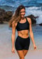 Racerback Swim Bra With Swim Shorts