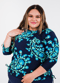 Plus Size Margaux Swim Top With Swim Shorts