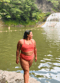 Racerback Swim Bra With High-Waisted Bikini Bottom