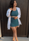 Racerback Swim Bra With Short Swim Skort