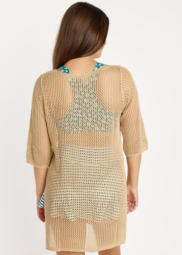 Crochet Beach Cover Up Dress