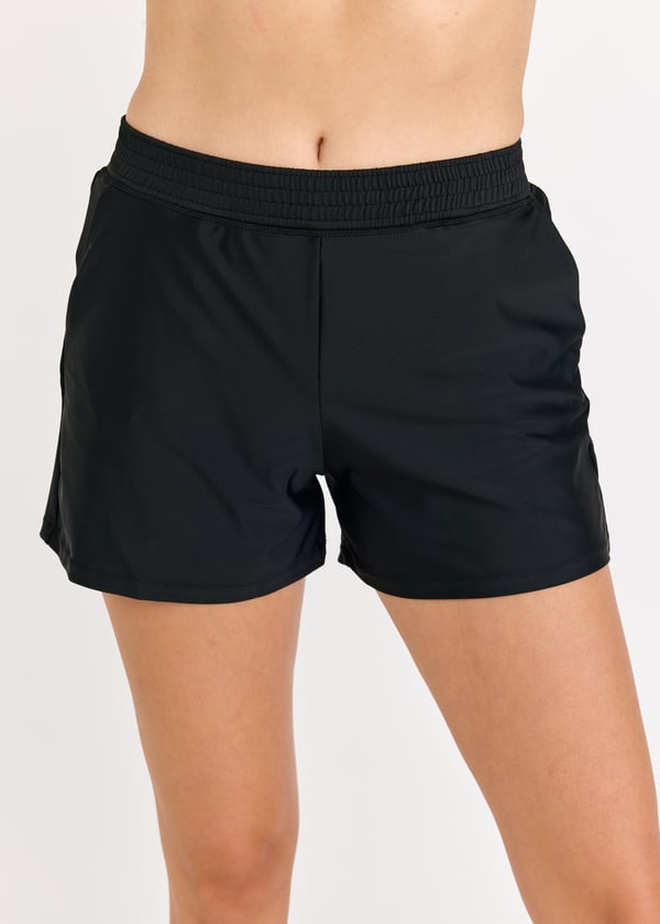 Plus Size Classic Fit Swim Shorts - Orchid Tie Dye