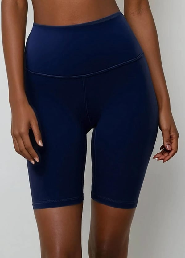 Tummy Control Long Bike Swim Shorts