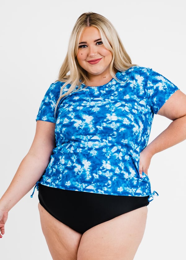 Plus Size Adele Swim Top With Bikini Bottom