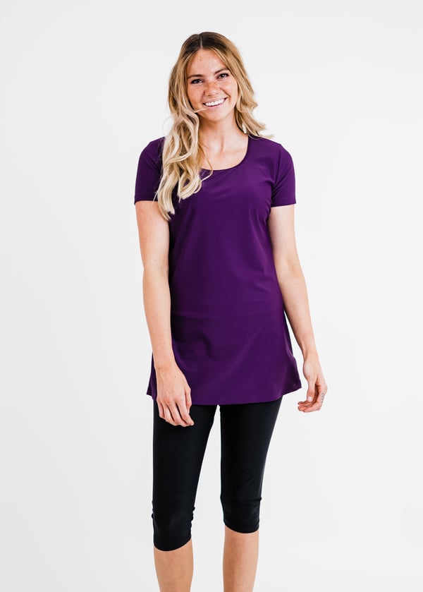 Anna Swim Tunic With Capri Swim Leggings 