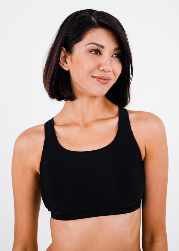 Racerback Swim Bra With Classic Fit Swim Shorts