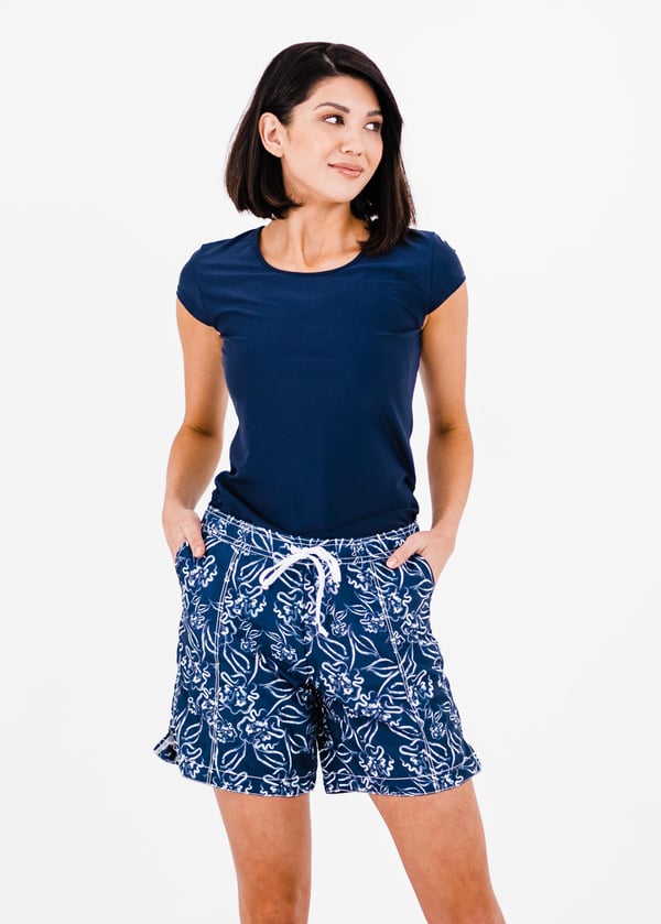 Sadie Swim Top With 7" Board Shorts