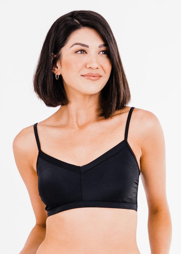 Adjustable Strap Swim Bra With Swim Pants