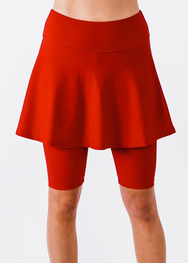 Swim skort. Modest plus size skirt and pants. Women's' modest plus size swim skirt. Excellent sun protection UPF +50
