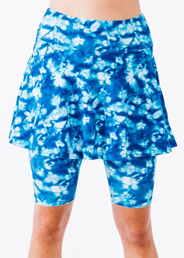 Swim skort. Modest plus size skirt and pants. Women's' modest plus size swim skirt. Excellent sun protection UPF +50