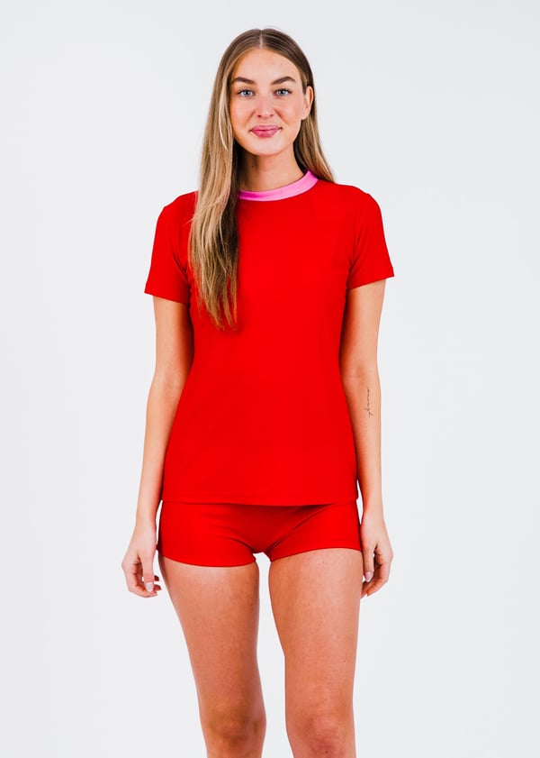 Woo-Hoo Rash Guard With Whoopee Boyshorts