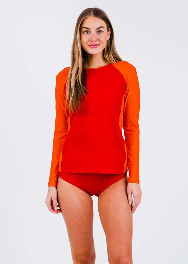 Whee Rash Guard With Hip-Hip Hooray Bikini Bottom