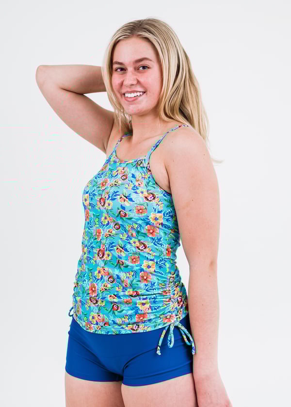Adjustable Strap Maya Swim Top With Whoopee Boyshorts